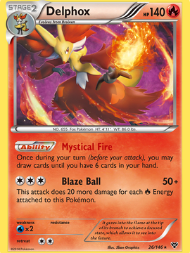 Delphox (26/146) [XY: Base Set]