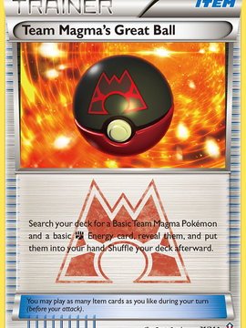 Team Magma's Great Ball (31/34) [XY: Double Crisis]