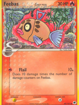 Feebas (49/101) (Delta Species) [EX: Dragon Frontiers]