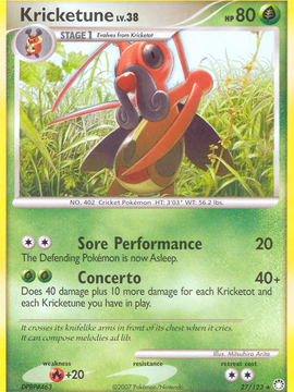Kricketune (27/123) [Diamond & Pearl: Mysterious Treasures]