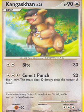 Kangaskhan (38/100) [Diamond & Pearl: Majestic Dawn]