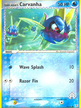 Team Aqua's Carvanha (48/95) [EX: Team Magma vs Team Aqua]