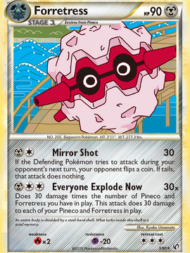 Forretress (3/90) [HeartGold & SoulSilver: Undaunted]