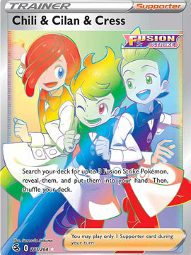 Chili & Cilan & Cress (273/264) [Sword & Shield: Fusion Strike]
