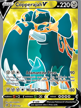 Copperajah V (187/192) [Sword & Shield: Rebel Clash]