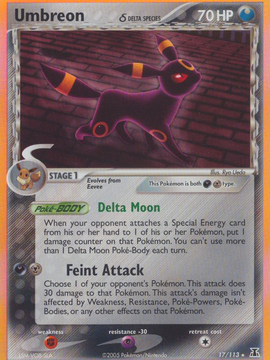 Umbreon (17/113) (Delta Species) [EX: Delta Species]