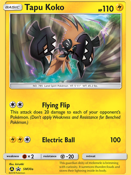 Tapu Koko (SM30a) [Sun & Moon: Black Star Promos]