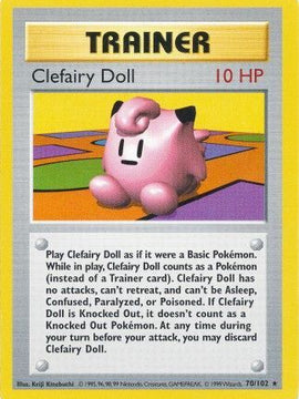 Clefairy Doll (70/102) [Base Set Shadowless Unlimited]