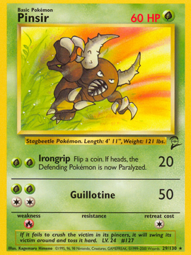 Pinsir (29/130) [Base Set 2]