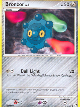 Bronzor (74/123) [Diamond & Pearl: Mysterious Treasures]
