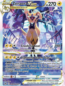 Zeraora VSTAR (GG43/GG70) [Sword & Shield: Crown Zenith]