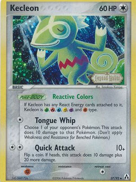 Kecleon (37/92) (Stamped) [EX: Legend Maker]