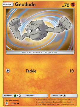 Geodude (33/68) [Sun & Moon: Hidden Fates]