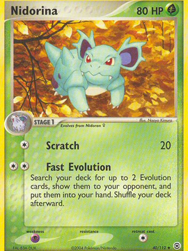Nidorina (40/112) [EX: FireRed & LeafGreen]