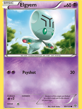 Elgyem (68/135) [Black & White: Plasma Storm]