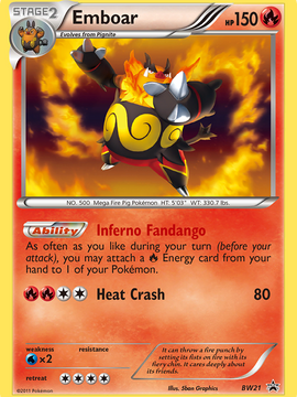 Emboar (BW21) [Black & White: Black Star Promos]