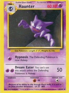 Haunter (29/102) [Base Set Unlimited]