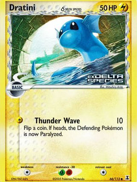 Dratini (66/113) (Delta Species) (Stamped) [EX: Delta Species]