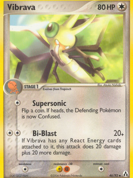 Vibrava (46/92) [EX: Legend Maker]