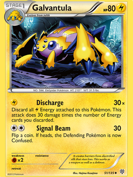 Galvantula (51/135) [Black & White: Plasma Storm]