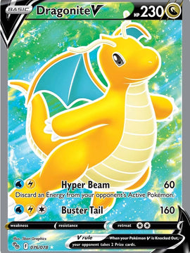 Dragonite V (076/078) [Pokémon GO]