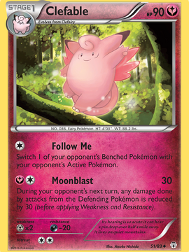 Clefable (51/83) [XY: Generations]