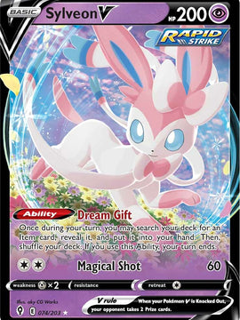 Sylveon V (074/203) [Sword & Shield: Evolving Skies]