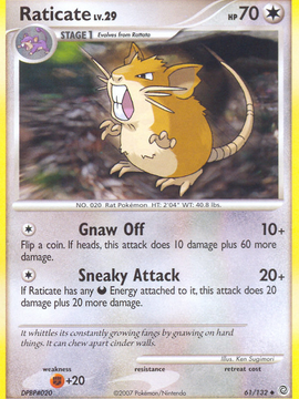 Raticate (61/132) [Diamond & Pearl: Secret Wonders]