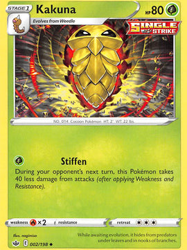 Kakuna (002/198) [Sword & Shield: Chilling Reign]