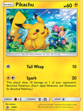 Pikachu (SM86) [Sun & Moon: Black Star Promos]