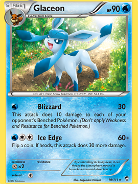 Glaceon (19/111) [XY: Furious Fists]