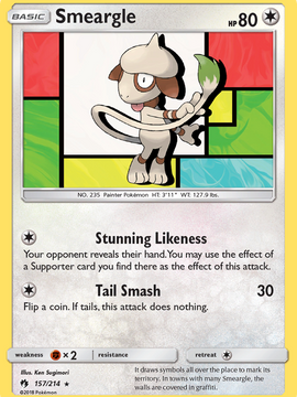 Smeargle (157/214) [Sun & Moon: Lost Thunder]