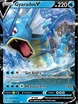 Gyarados V (028/203) [Sword & Shield: Evolving Skies]