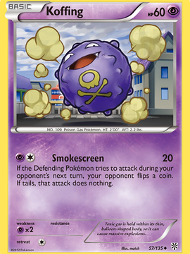 Koffing (57/135) [Black & White: Plasma Storm]