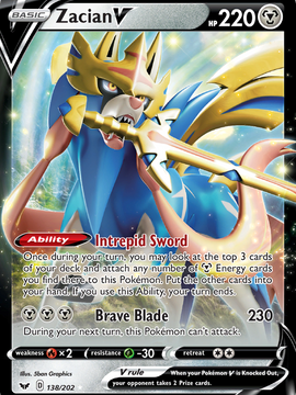 Zacian V (138/202) [Sword & Shield: Base Set]