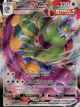 Tornadus VMAX (125/198) [Sword & Shield: Chilling Reign]