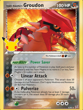 Team Magma's Groudon (9/95) [Celebrations: 25th Anniversary - Classic Collection]