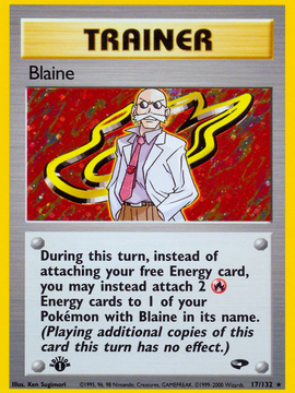 Blaine (17/132) [Gym Challenge 1st Edition]