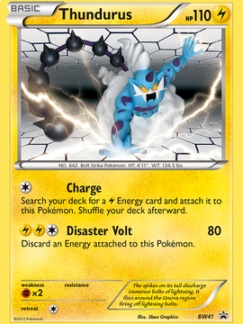 Thundurus (BW41) [Black & White: Black Star Promos]