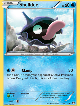 Shellder (23/122) [XY: BREAKpoint]