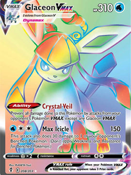 Glaceon VMAX (208/203) [Sword & Shield: Evolving Skies]