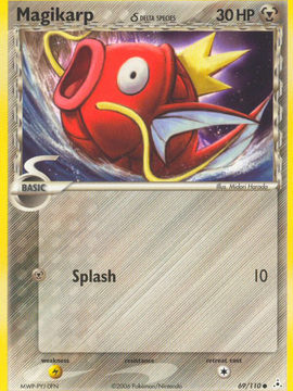Magikarp (69/110) (Delta Species) [EX: Holon Phantoms]