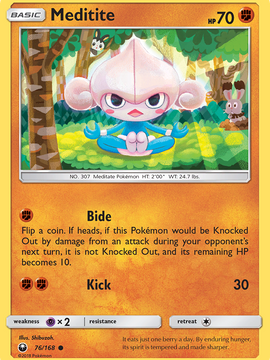 Meditite (76/168) [Sun & Moon: Celestial Storm]