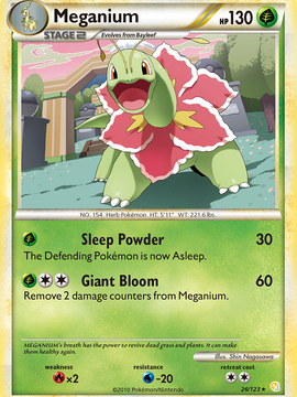 Meganium (26/123) [HeartGold & SoulSilver: Base Set]