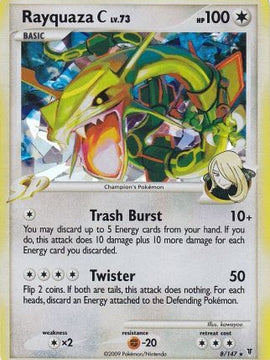 Rayquaza C (8/147) (Cracked Ice) [Platinum: Supreme Victors]