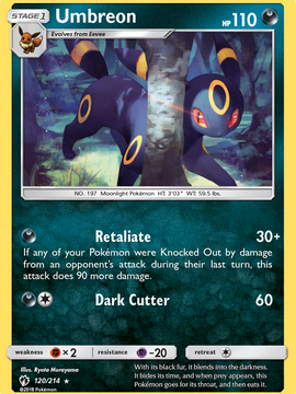 Umbreon (120/214) [Sun & Moon: Lost Thunder]