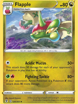 Flapple (120/203) [Sword & Shield: Evolving Skies]