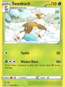 Sawsbuck (012/198) [Sword & Shield: Chilling Reign]