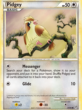 Pidgey (67/95) [HeartGold & SoulSilver: Call of Legends]