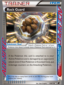 Rock Guard (108/116) [Black & White: Plasma Freeze]